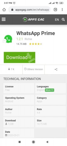 Whatsapp Prime V1 2 1 Apk Download For Android Appsgag