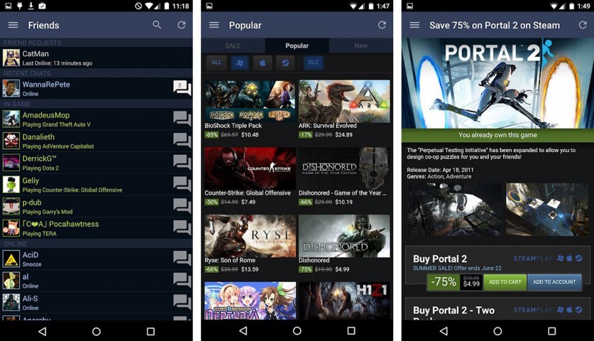 Download Steam for Android - Free - 3.7.2